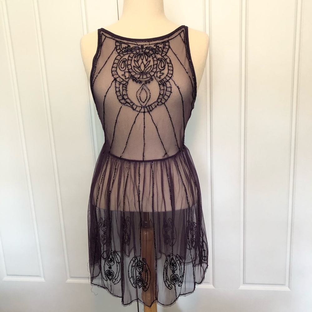 **SOLD** FREE PEOPLE mesh top or dress.